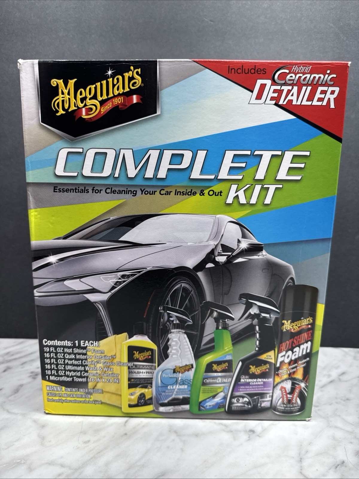 ✅ Meguiar's Complete Car Care Kit, G55208 | 6 Piece Kit | FREE SHIPPING