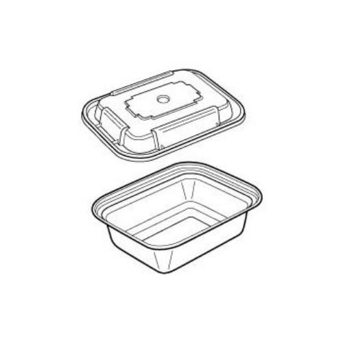 Универсальные контейнеры Pactive NC818B Черныйпрозрачный 12 унций 4 12 Вт X 5 12 г X 1 34 ч 14990₽