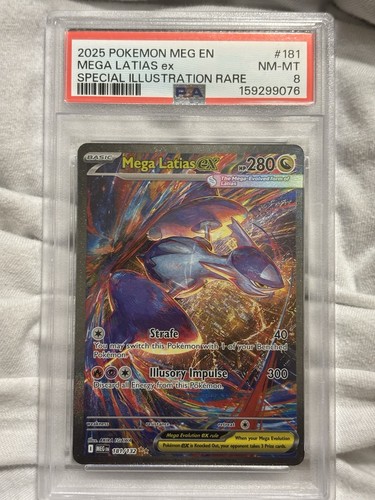 Mega Latias ex graded PSA 8 for sale on eBay