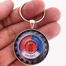 Vintage Ford Gran Torino Sport Chrome Badge Emblem Logo Reproduction Keychain