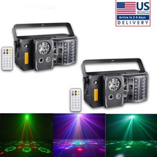 6X3W Strobe Stage Light 5-in-1 Gobo Projector DMX512 For Disco Christmas Party