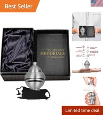 Durable Pewter Mini Cremation Urn for Ashes   Exquisite Keepsake for Family