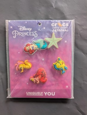 NEU Disney Prinzessin Arielle die kleine Meerjungfrau Crocs Jibbitz Charms 5er-Pack Paket