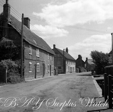 Okeford Fitzpaine Village Scene Old Photo Negative B/W 6x6 1950 INC © M700