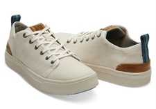 Toms Travel Lite Low Birch Heritage Canvas Sneaker Women  s Size 9 Shoe last pic