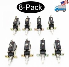 8-pack NEW 2-Pin PC Case Self-Locking On/Off Push Button Mechanical Power Switch