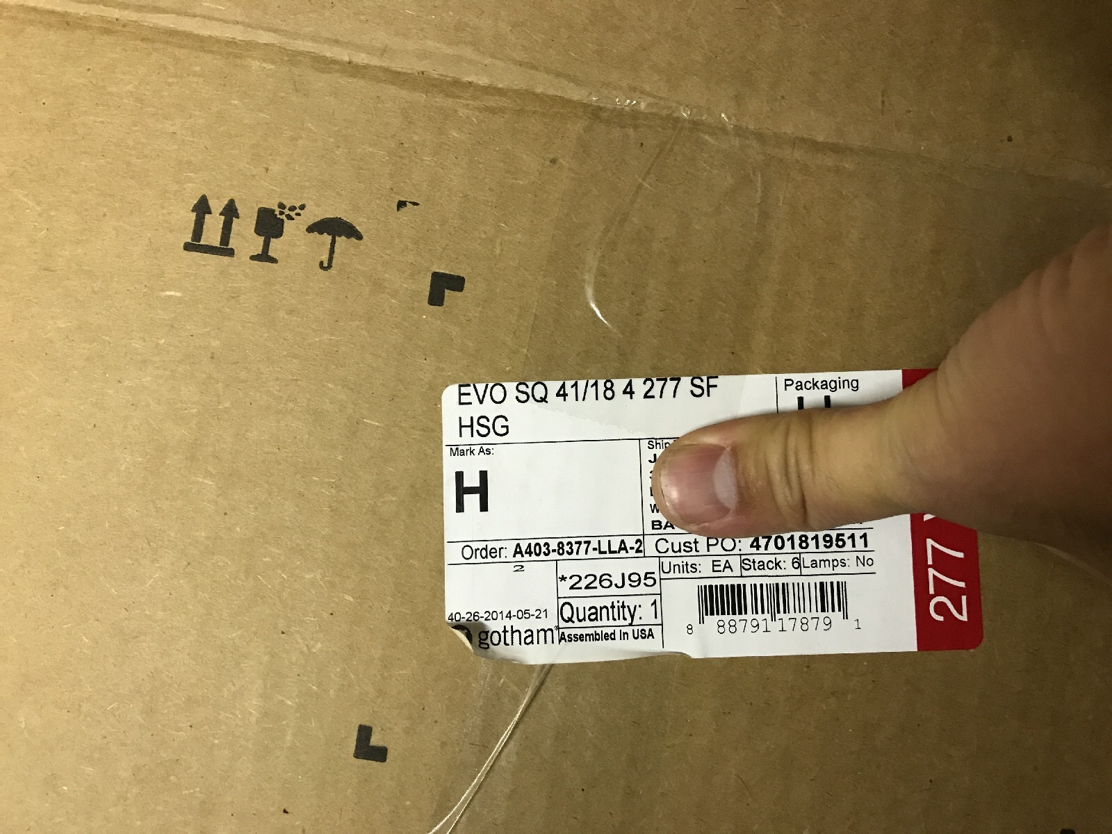 Lithonia Lighting LDN4 40/20 MVOLT GZ10 HSG LED Non-IC New Construction