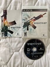 Bodycount (PlayStation 3, PS3) Complete CIB w/ Manual & Tested - Free Shipping!!