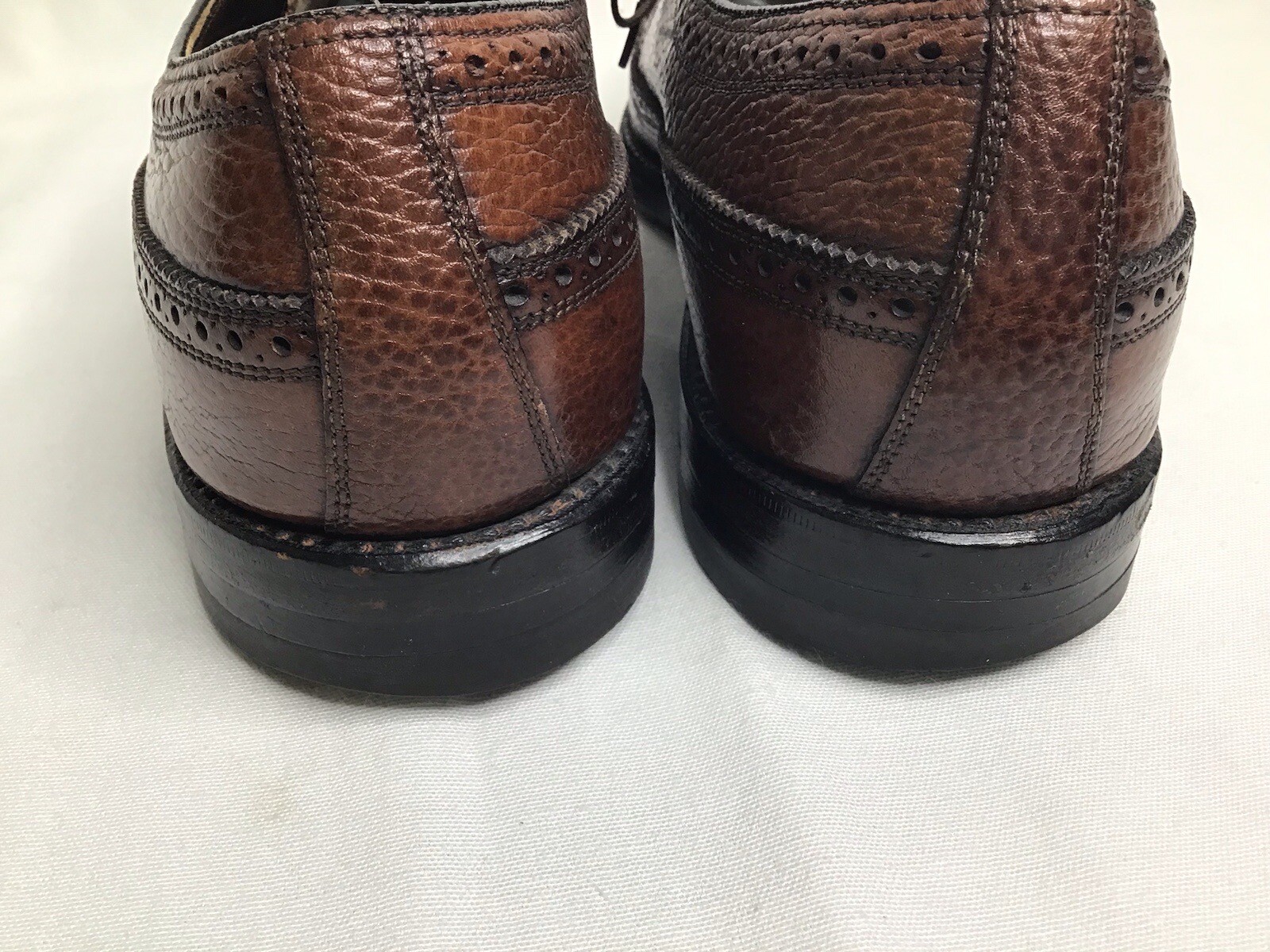 Vintage Florsheim Imperial Wingtip Mens Brown Dress Shoes Size 10D eBay