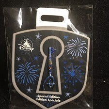 Disney Fantasia 80th Anniversary Sorcerer Mickey Key Pin New OE Pin