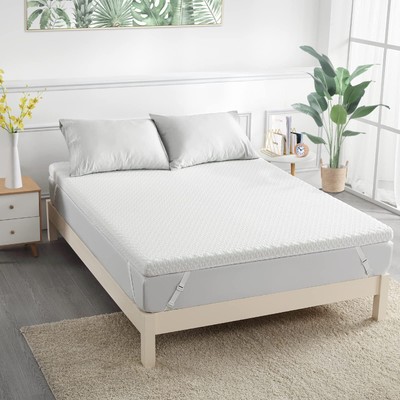 Mattress Topper Full, 3 Inch Green Tea Memory Foam Mattress Topper with Zippe...