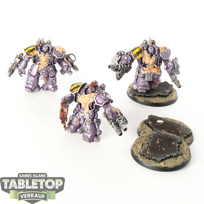 Space Marines - 3x Centurion Devastator Squad - bemalt