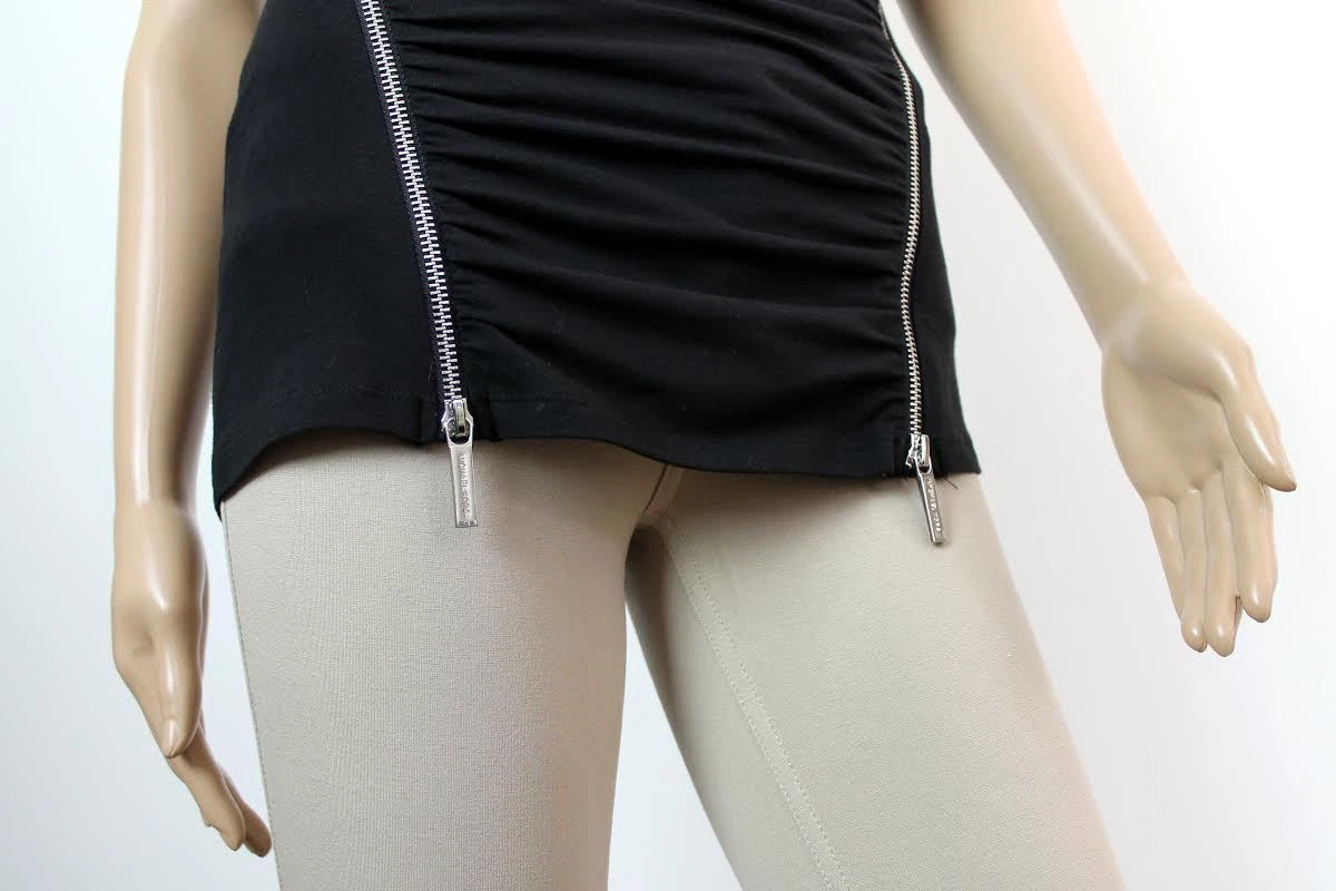 Camicetta maglietta MICHAEL Michael Kors Basics scollo a scoop top di design $69 00 S M