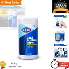 Compact 40 Count Hand Wipes - Resealable, Alcohol-Free for Ultimate Cleanliness