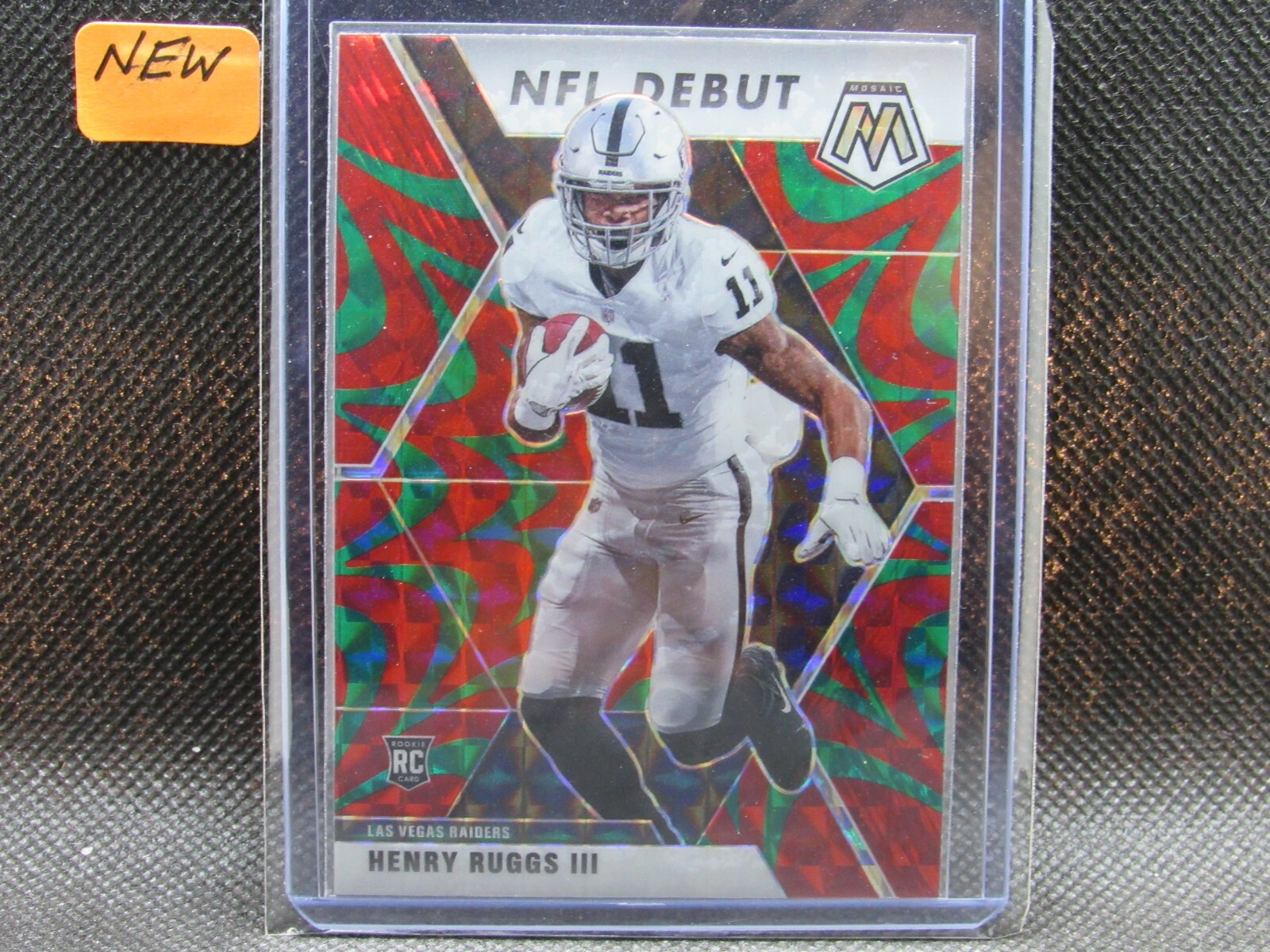 Henry Ruggs Rookie 2020 HENRY RUGGS 111 GREEN MOSAIC DEBUT ROOKIE CARD # 269 RAIDERS | eBay