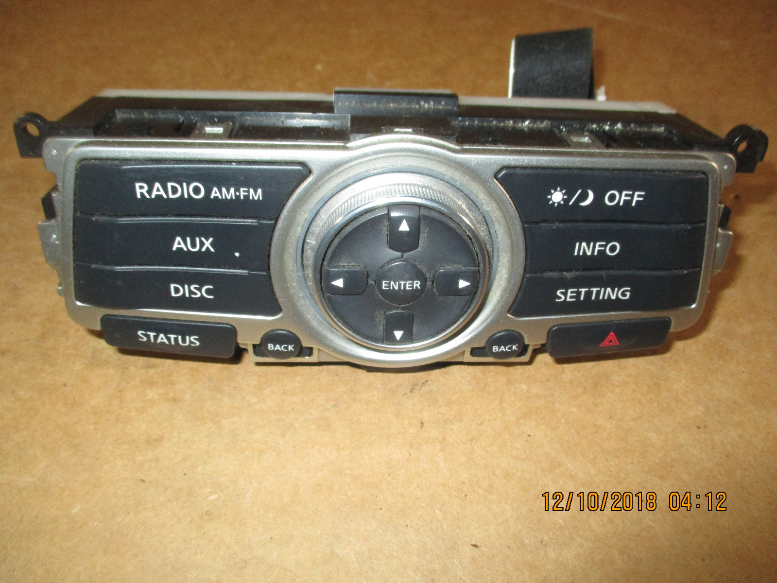 Infiniti G35 2008 sedán radio pantalla panel de control 28395 JK600 eBay