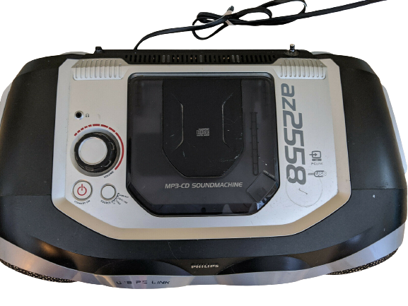 PHILIPS AZ2558 SOUNDMACHINE CD MP3 BOOMBOX RADIO | eBay