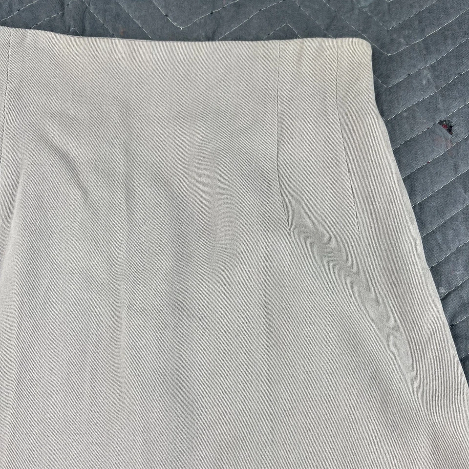Vintage Emanuel Ungaro Skirt Size 6 Womens Light Greay Pencil Career Back Slit - Image 2 of 4