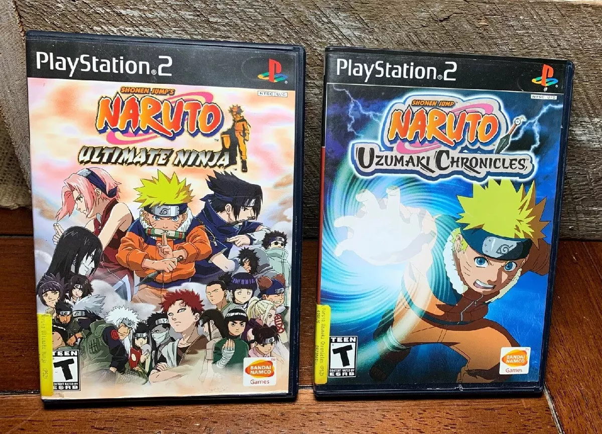 Naruto Ultimate Ninja Manual & Cover (NTSC) (PS2) : Bandai Namco