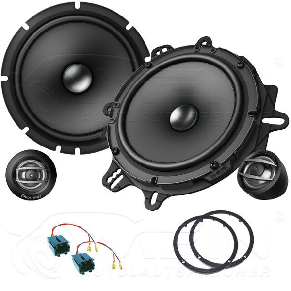 Pioneer Lautsprecher FüR Lancia Zeta 1994-2002 Heck Hinten TüR 2-Wege 350W #Aytc-image