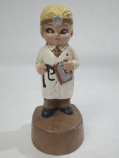 Vintage 1972 Ceramic 6" Doctor Figure B0404 USA