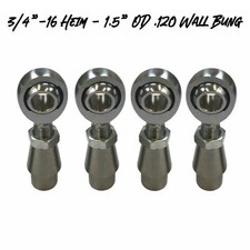 Sway Bar End Link Fabrication Kit 34-16 Chromoly Ptfe Heims 1.5 Od .120 Wall Sway Bar End Link Fabrication Kit 34-16 Chromoly Ptfe Heims 1.5 Od .120 Wall