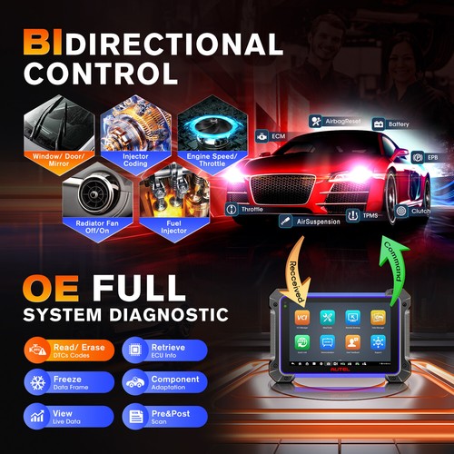 Autel MaxiIM IM608 PRO II IMKPA Kit IMMO Key Programming Full Diagnostic Scanner - Imagen 9 de 15