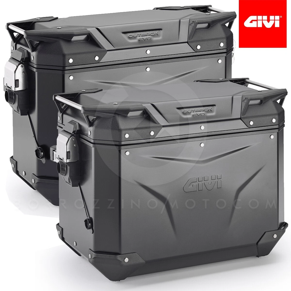 Givi OBKN4837Bpack2 Trekke Outback Ner - Petrassi Moto