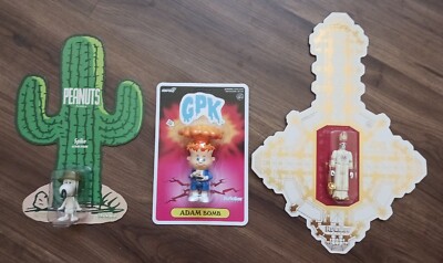 LOT SUPER 7 REACTION FIGURE EXCLUSIVE SPIKE PEANUT GPK ADAM BOMB PAPA NINIL SDCC