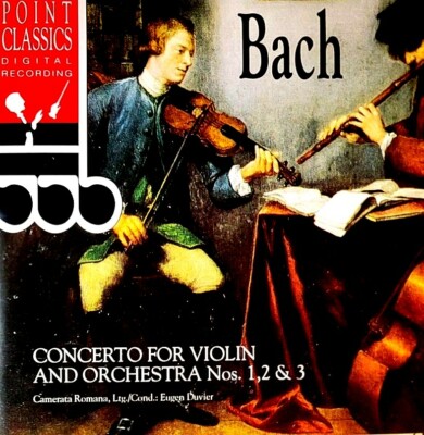 Bach: Violin Concertos Nos. 1-3 (CD, Oct-1997, Point Classics) for