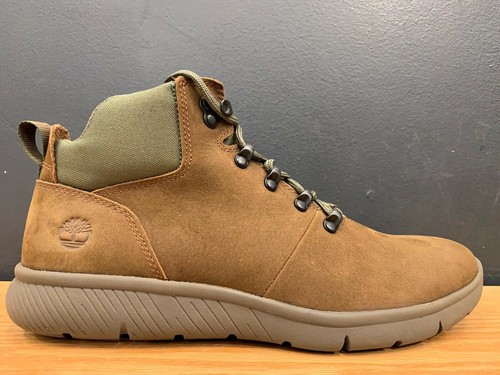 Timberland Hombre Cuero Nobuck Scrub Marrón Oscuro Botas Informales A1UYR |  eBay