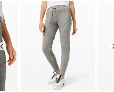 #2247 Lululemon Grey Sage Engineered Warmth Jogger size 4
