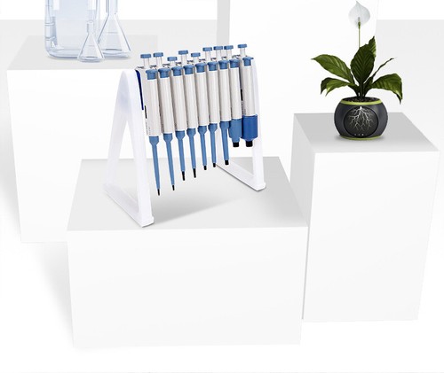 Lab Single Channel Manual Adjustable Micropipette Toppette Pipette Pipettor/Rack - Picture 12 of 31