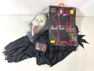 1997 Easter Unlimited Fun World Scary Movie Bleeding Ghostface Costume Kids LG