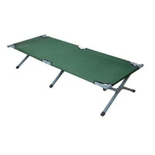 NEW Portable Folding Camping Cot with Carrying Bag Outdoor, Military Army Green