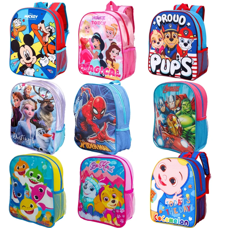 CHARACTER Jungen Mädchen Kinder Rucksack Kinder Charakter Rucksack Junior Kleinkinder Schultasche