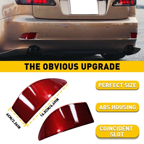 Left&Right Rear Bumper Reflector Light Stop For Lexus IS250 IS350 2006-2012 2013 - Picture 14 of 14