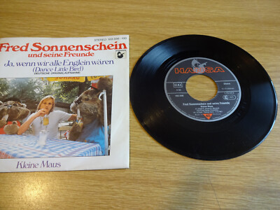 7'' Schallplatt FRED SONNENSCHEIN (Frank Zander) Ja, wenn wir alle Englein wären