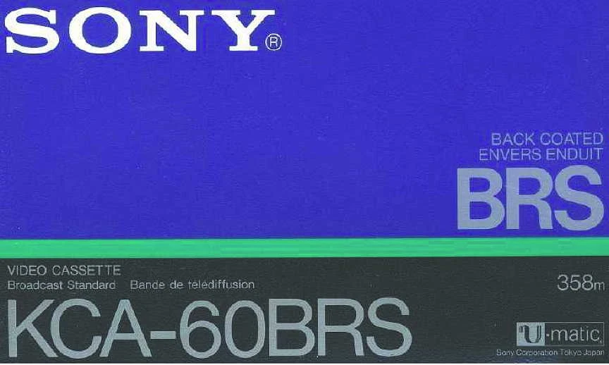 100 U-Matic Recorder Sony Umatic Videobänder Tape Band KCA KCS BRS Broadcasting - Bild 2 von 4