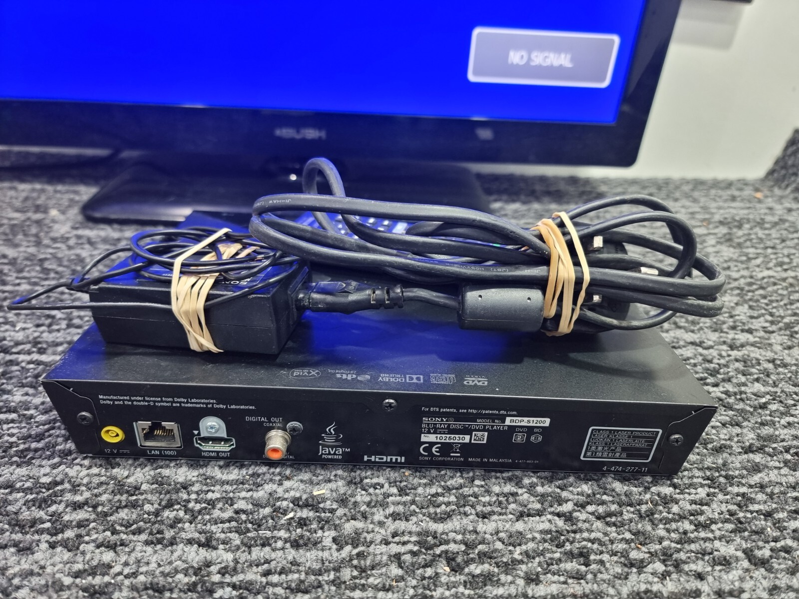 J442 Sony BDPS1200 Smart Network Bluray DVD Player HDMI With USB