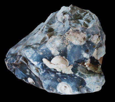 Flint rock stone single solid piece 5.3 Lbs for decoration or knapping ...