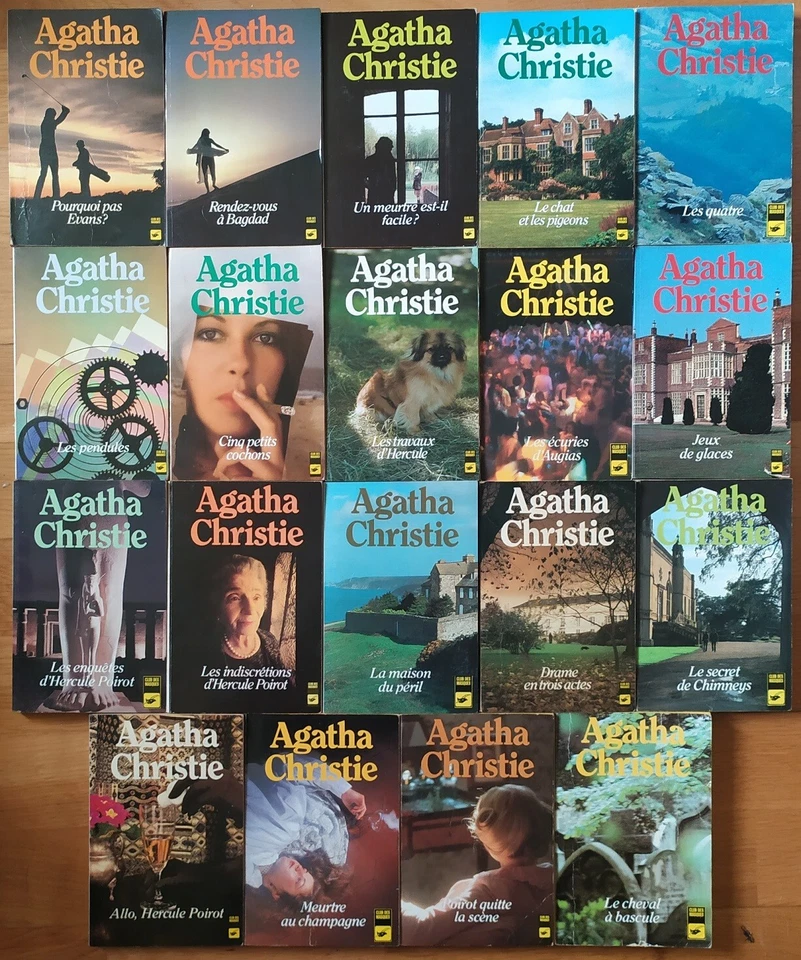 Lot 19 Livres Agatha Christie, Coll. Club Des Masques, TBE - Photo 1/1