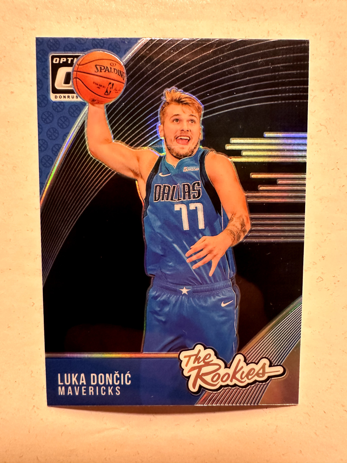 2018-19 Donruss Optic Luka Doncic RC The Rookies Holo Rookie Card