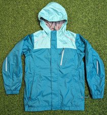 LL Bean Kids' Waterproof Lightweight Insulated Jacket Mallard Teal Size Medium