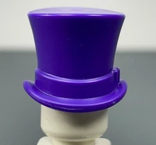 LEGO Dark Purple Minifigure Top Hat with Ribbon Minifig Headgear 27149