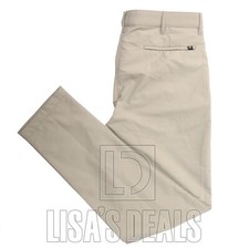 NEW Banana Republic Men's Slim Fit Pants Flat Front Stretch Blue Tan 38 40