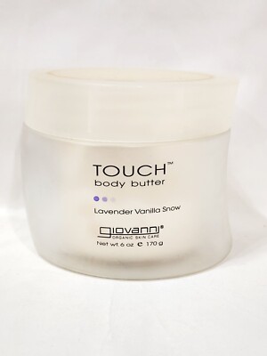 Giovanni LAVENDER VANILLA SNOW Touch Body Butter Soothe Skin 6 oz/170g New RARE