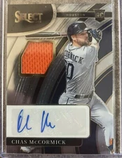 2022 Panini Select Jersey /299 Chas McCormick #RJA-CM Rookie Auto RC