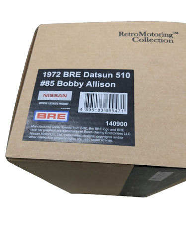 Retro Motoring 1/18 Diecast 1972 BRE Datsun 510 #85 Bobby Allison - Picture 9 of 9