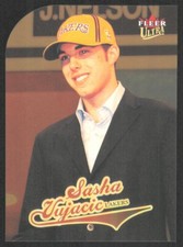 2004-05 Fleer Ultra Gold Medallion Sasha Vujacic Rookie Lakers #198